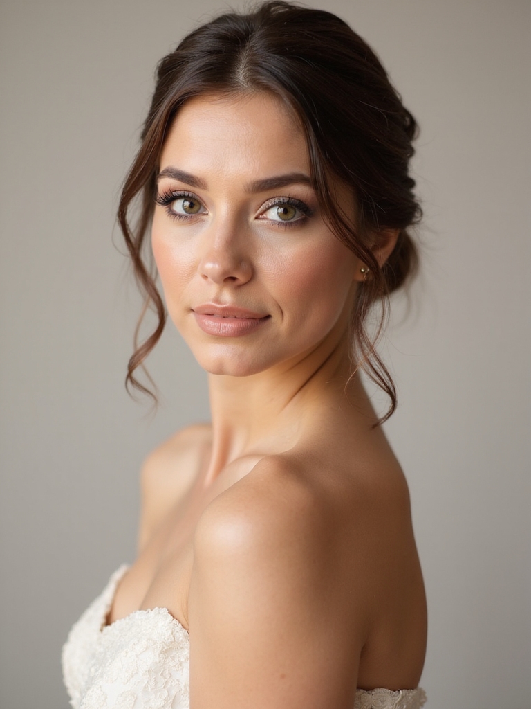 natural glowy bridesmaid makeup