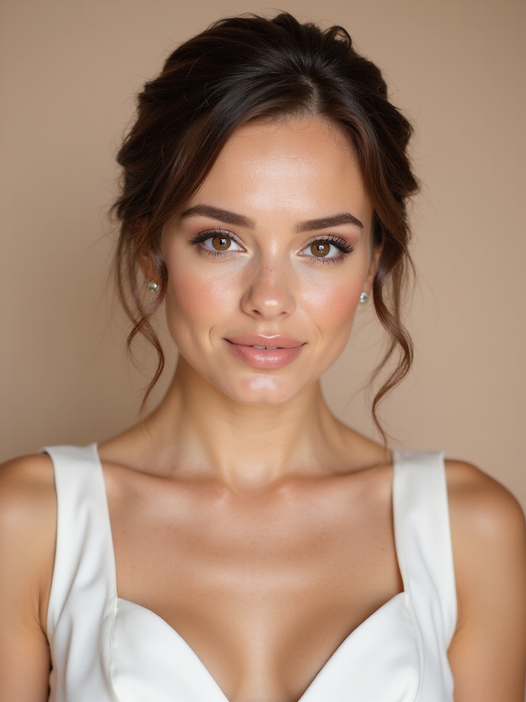 natural look for brides