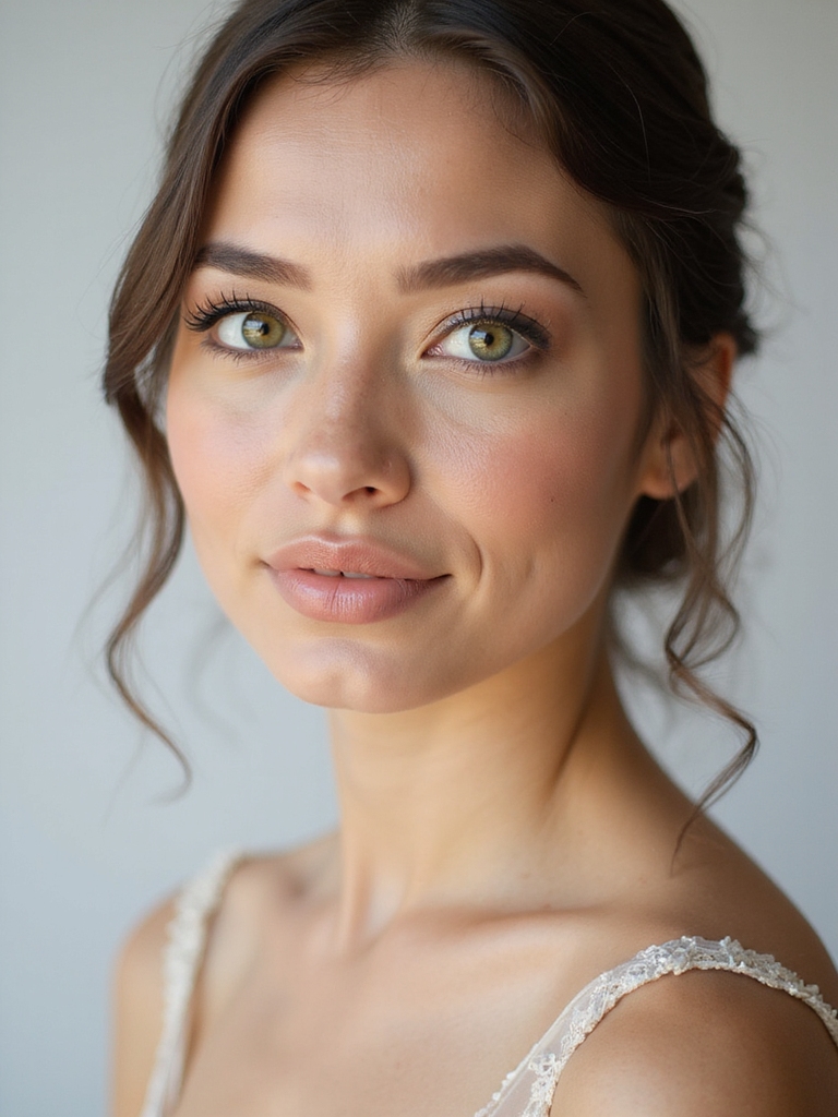 natural nude makeup elegance
