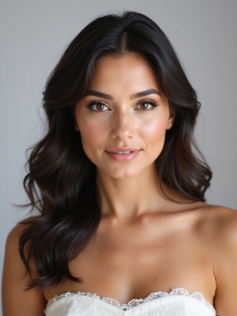 natural radiant bridesmaid glow