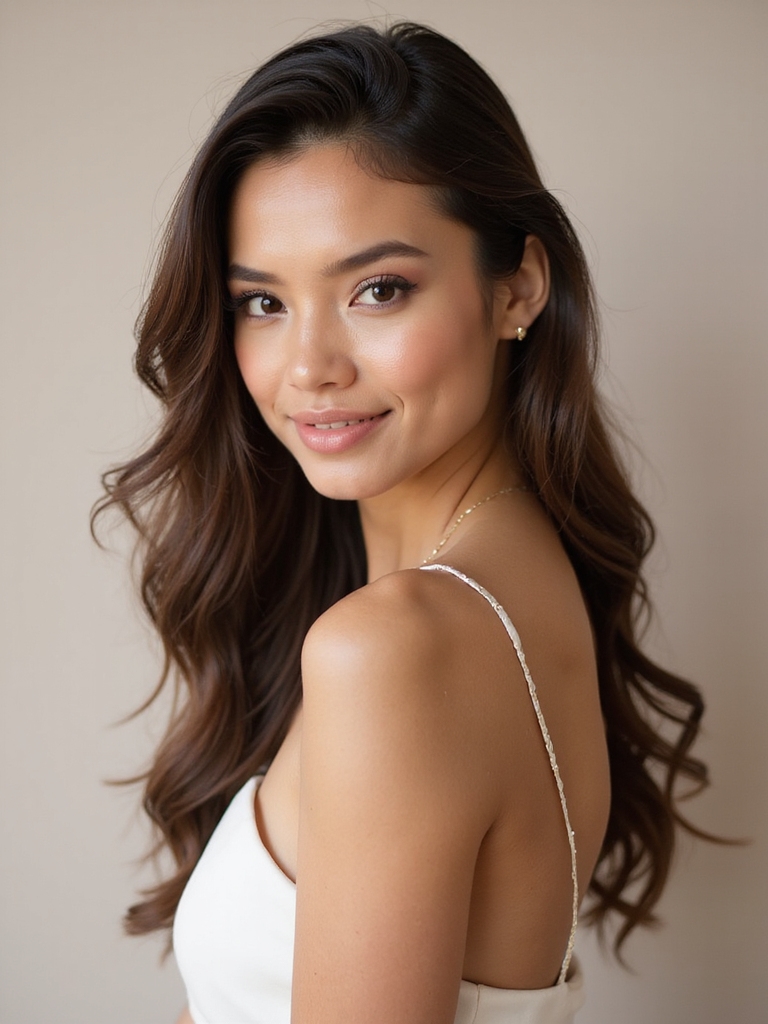 natural radiant bridesmaid makeup