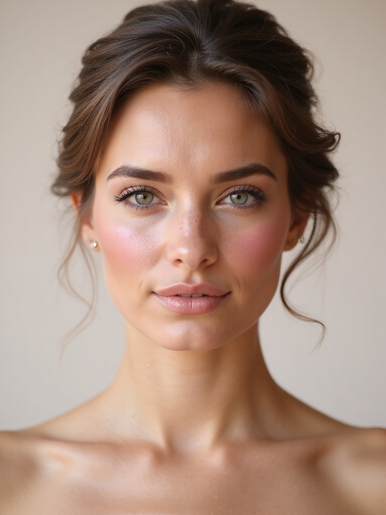 natural soft pink blush