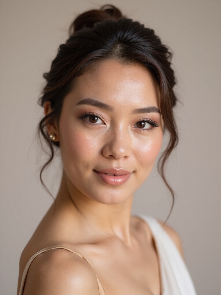 neutral shimmery eyeshadow tips