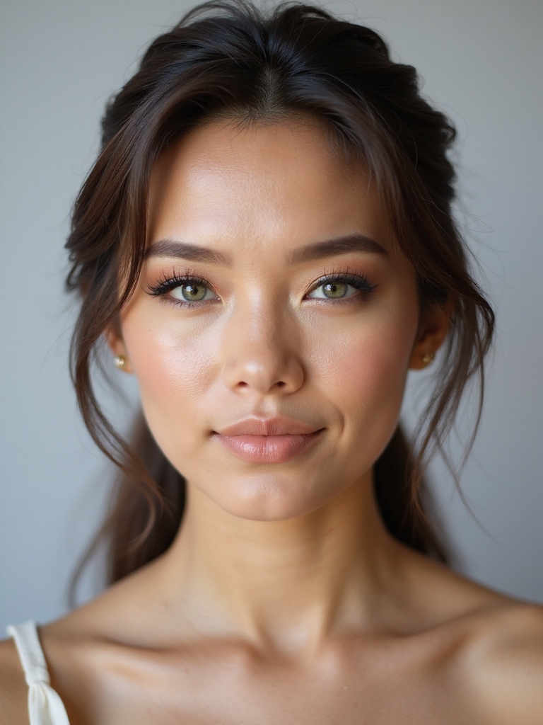 neutral tones for green eyes