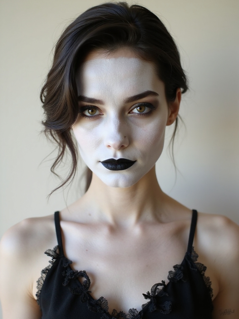 pale ghostly makeup base