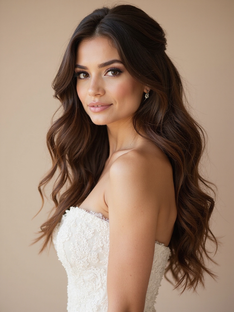 perfect half up hairstyles