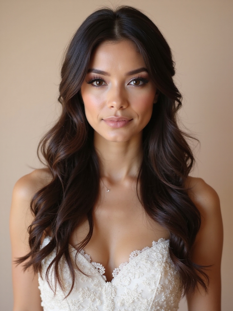 perfect half up half down hairstyle