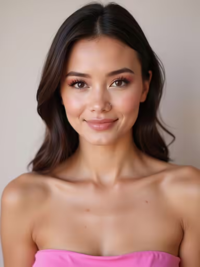 pink engagement makeup inspiration