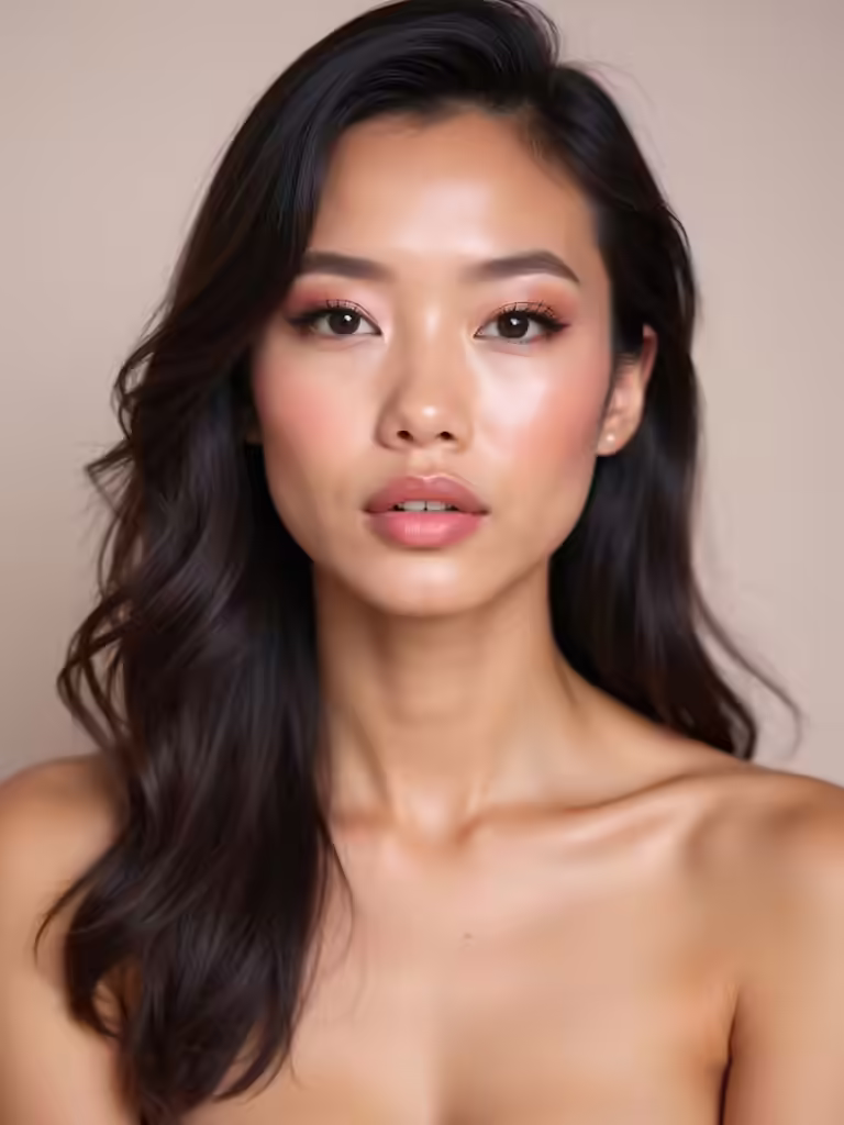 pink soft glam bride looks