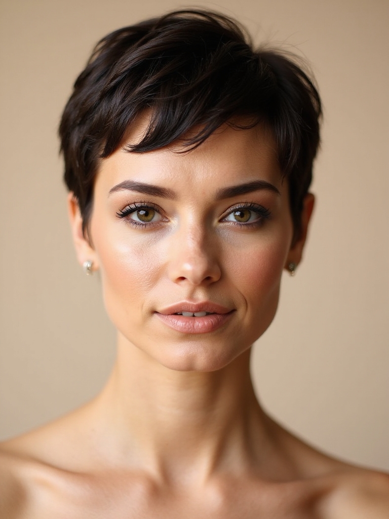 pixie cut wedding elegance