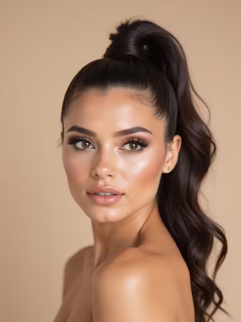 polished ponytail wedding styles