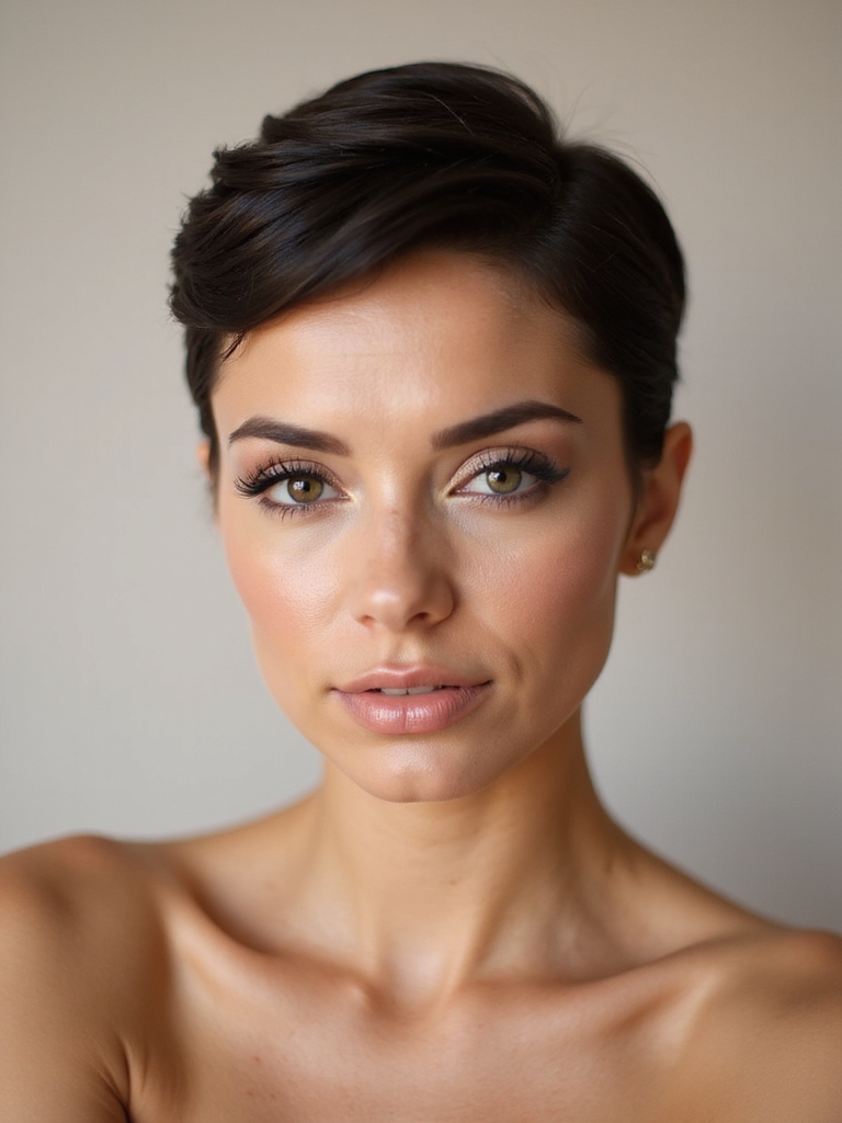 polished short wedding hairstyles
