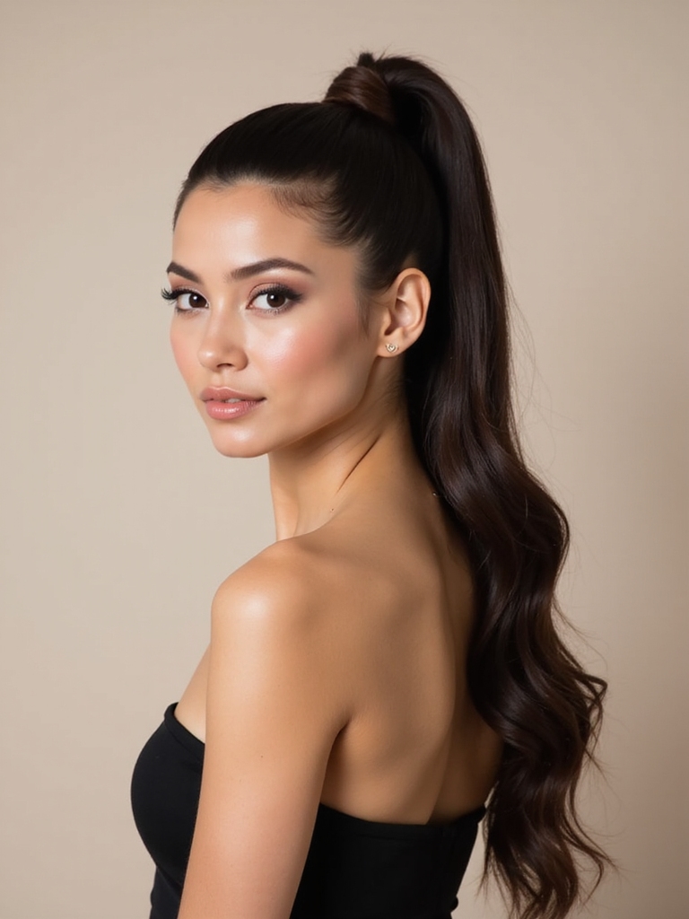 ponytail styles for weddings