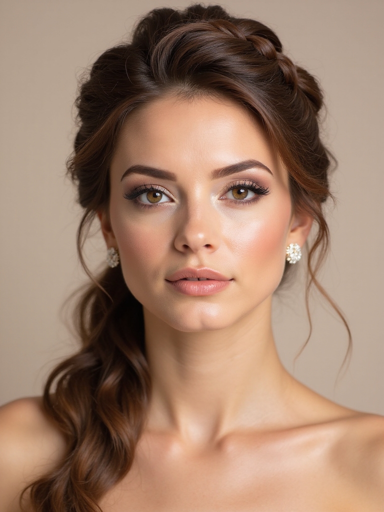 practical romantic wedding hairstyle