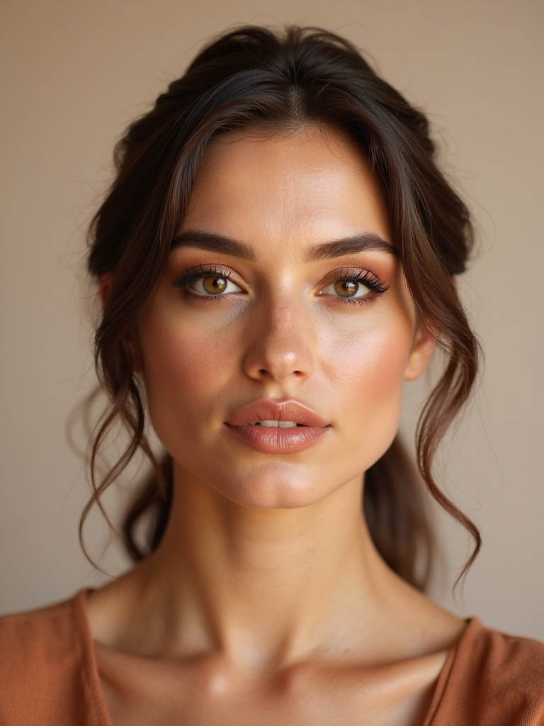 radiant autumn wedding makeup