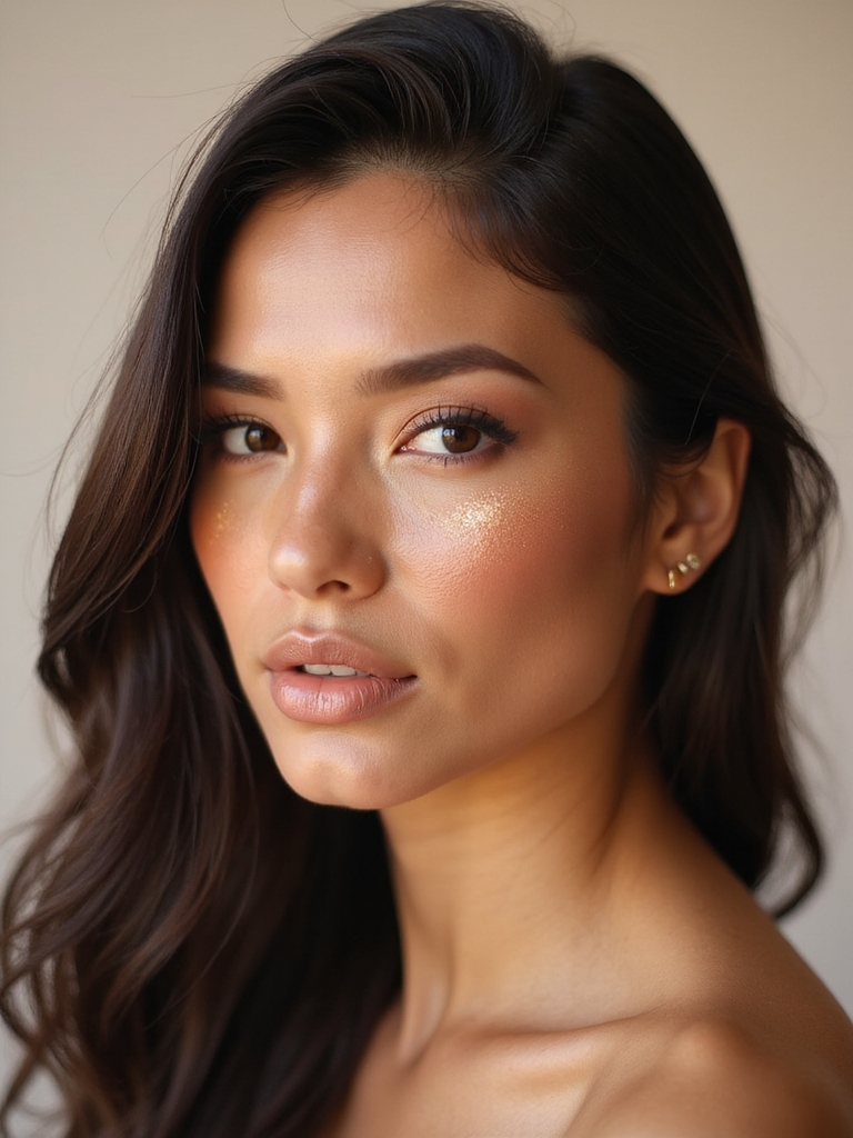 radiant bridal bronze highlight