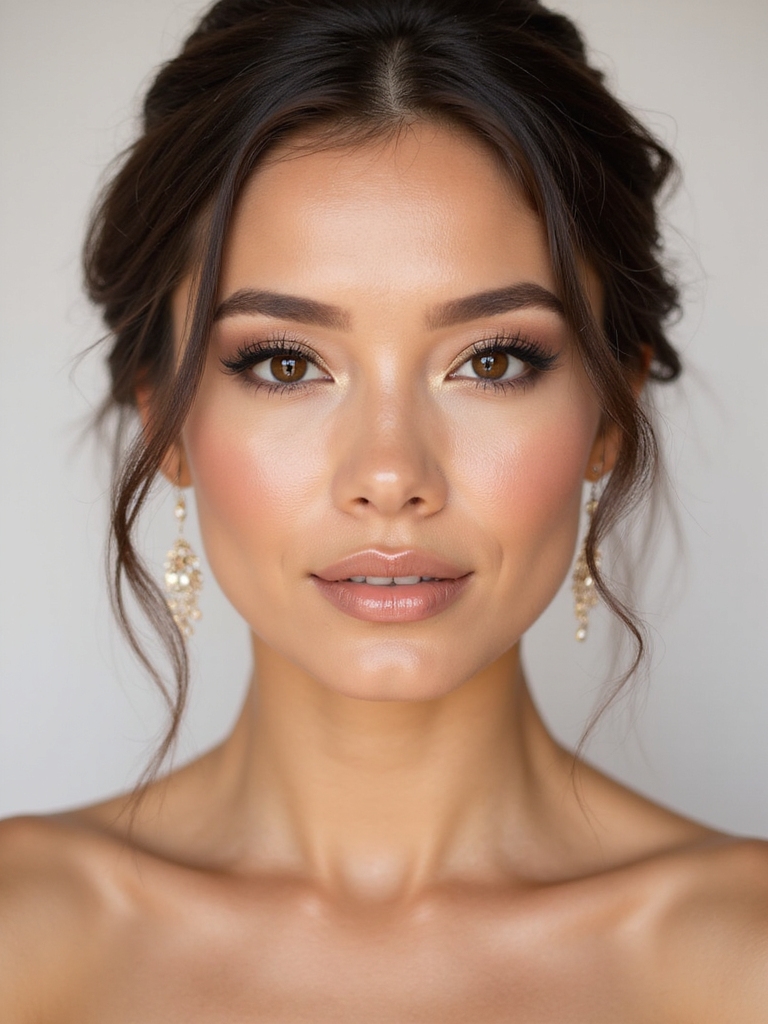 radiant bridal makeup look