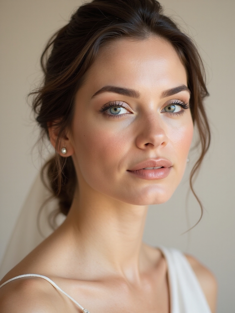 radiant champagne bridal glow