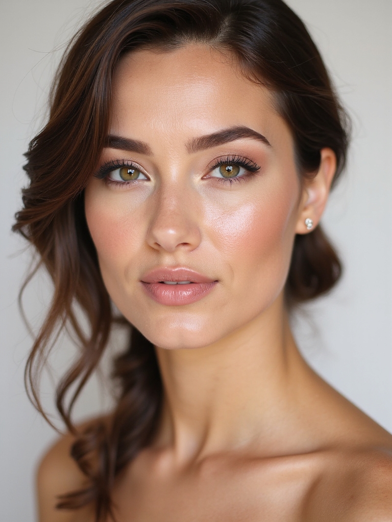 radiant dewy bridal skin