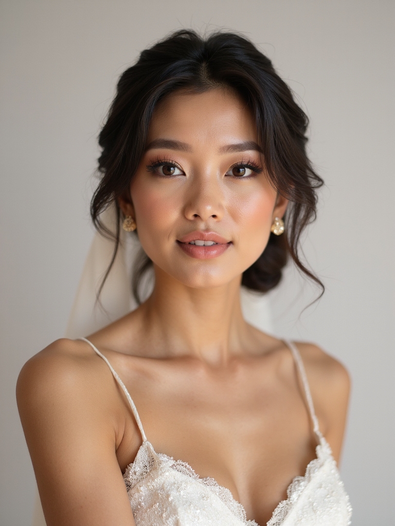 radiant effortless bridal beauty