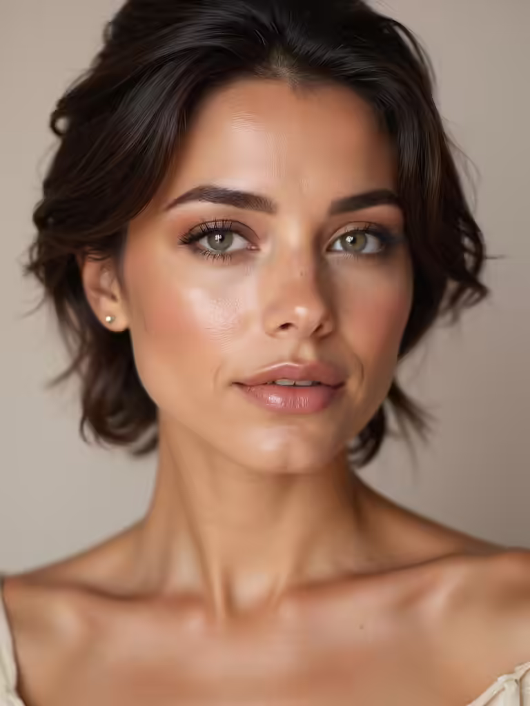 radiant engagement photo makeup