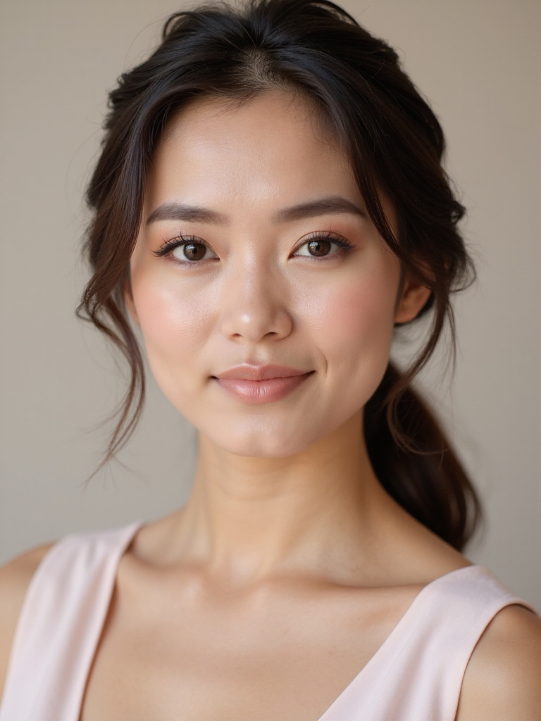 radiant light pink makeup