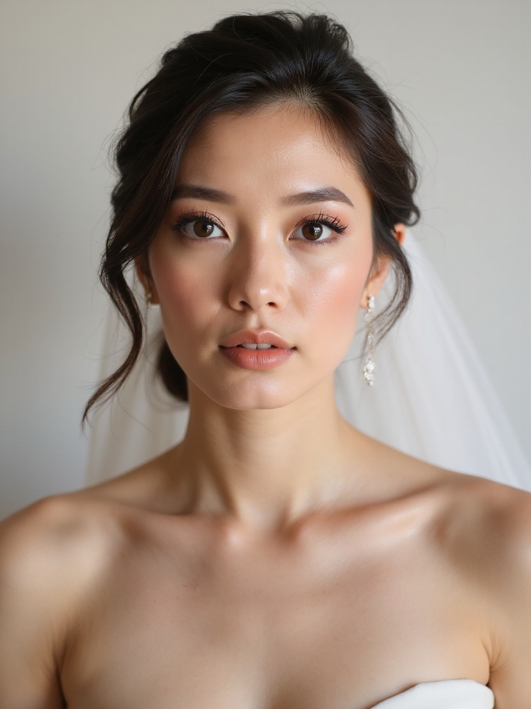 radiant natural bridal glow