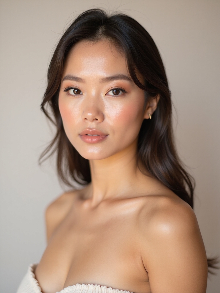 radiant natural engagement beauty