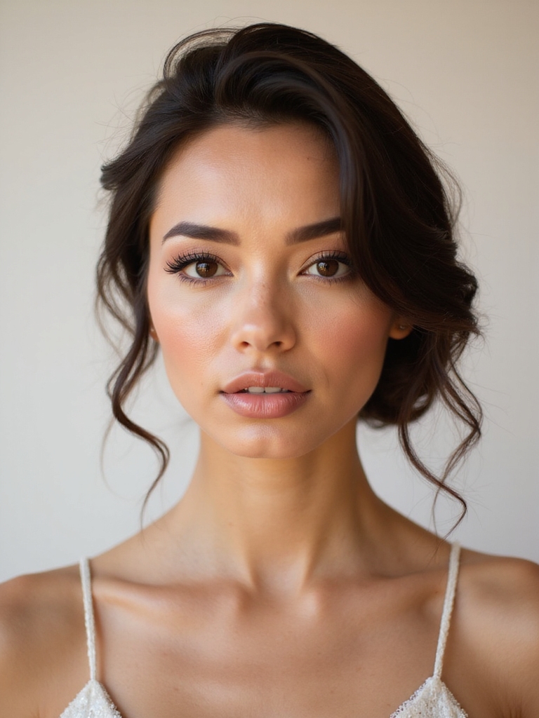 radiant natural wedding makeup