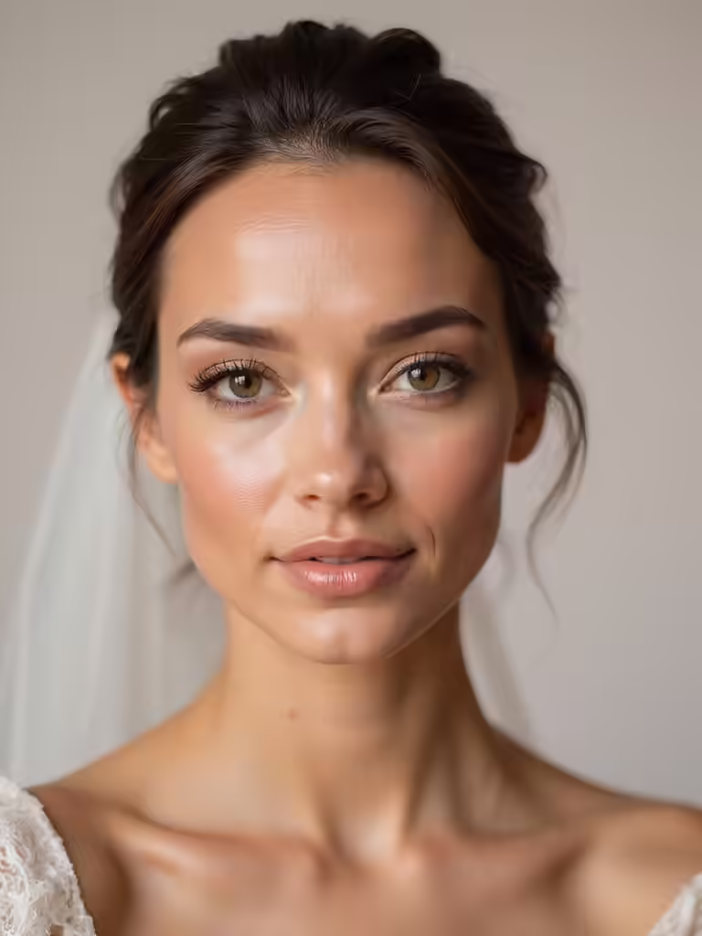 radiant natural wedding makeup