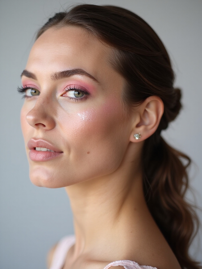 radiant pink highlighter glow