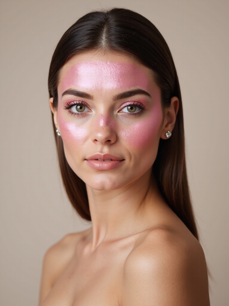 radiant shimmering pink highlighters
