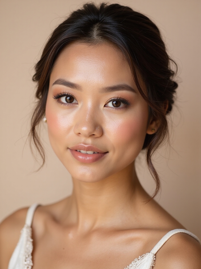 radiant subtle bridal elegance