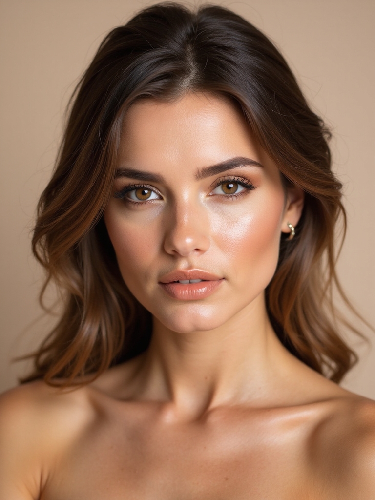 radiant warm bronze glow