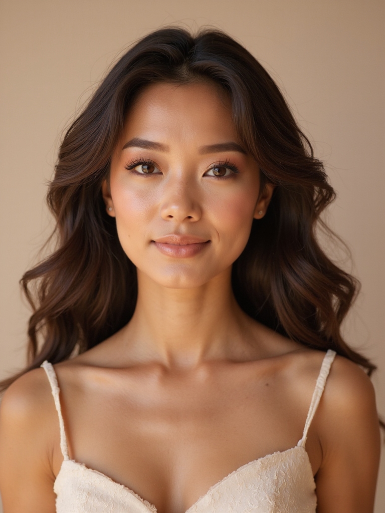 radiant warm bronze glow