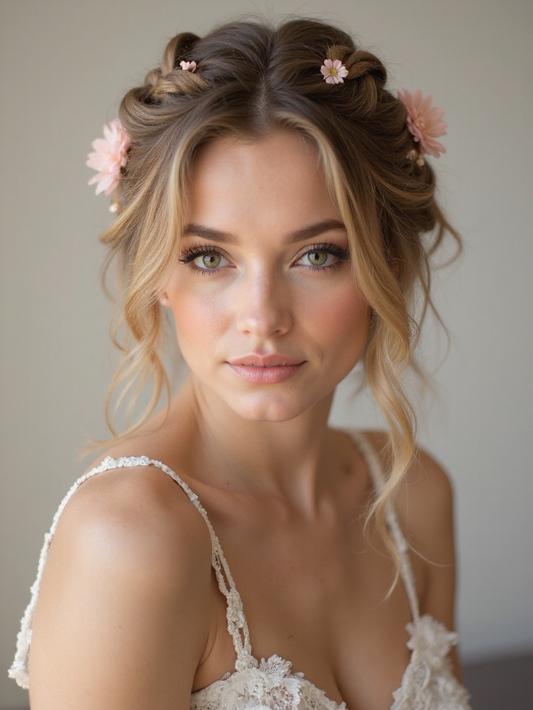 romantic boho floral twists
