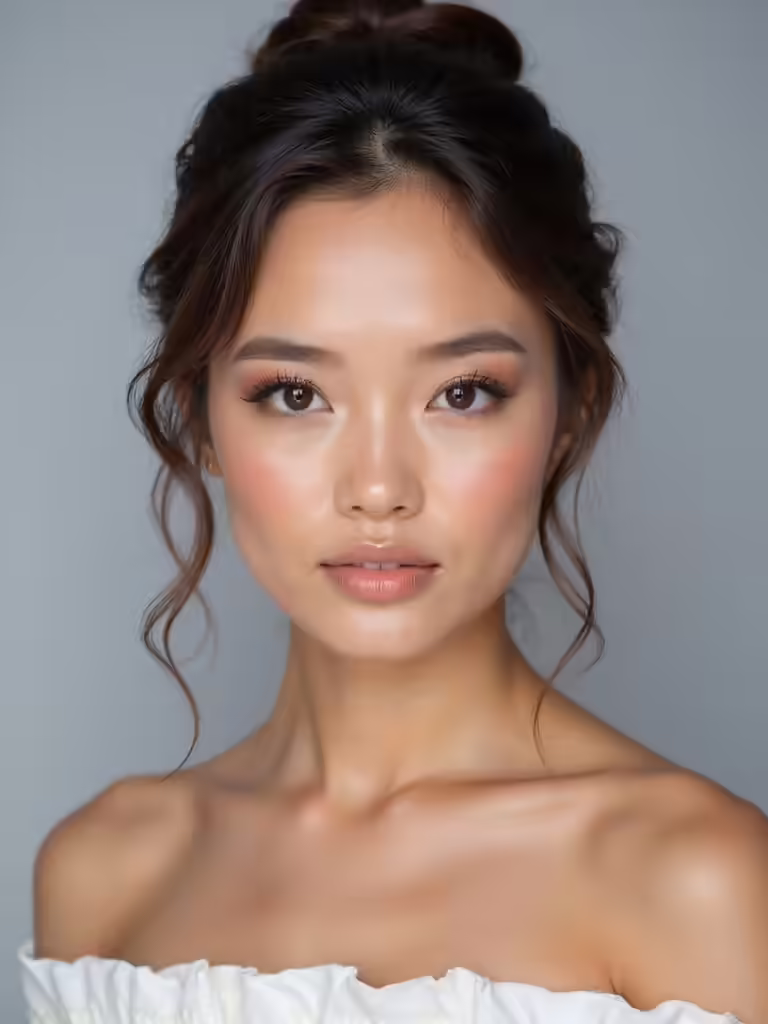 romantic fairytale bridal makeup