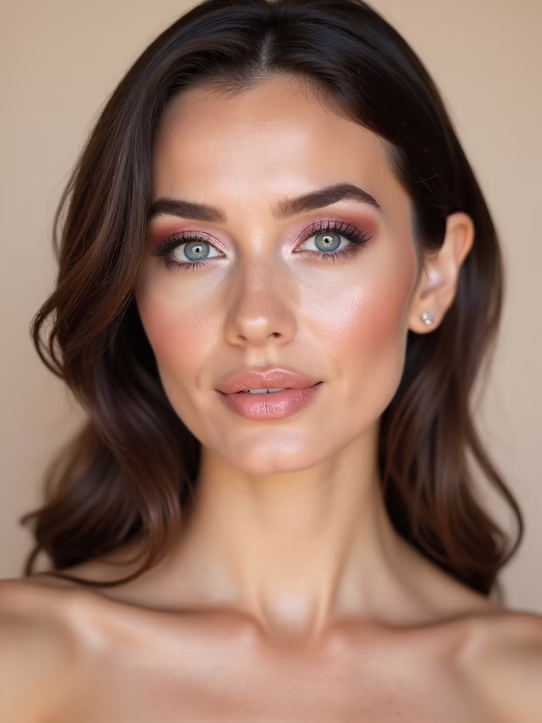 romantic pink and plum glow