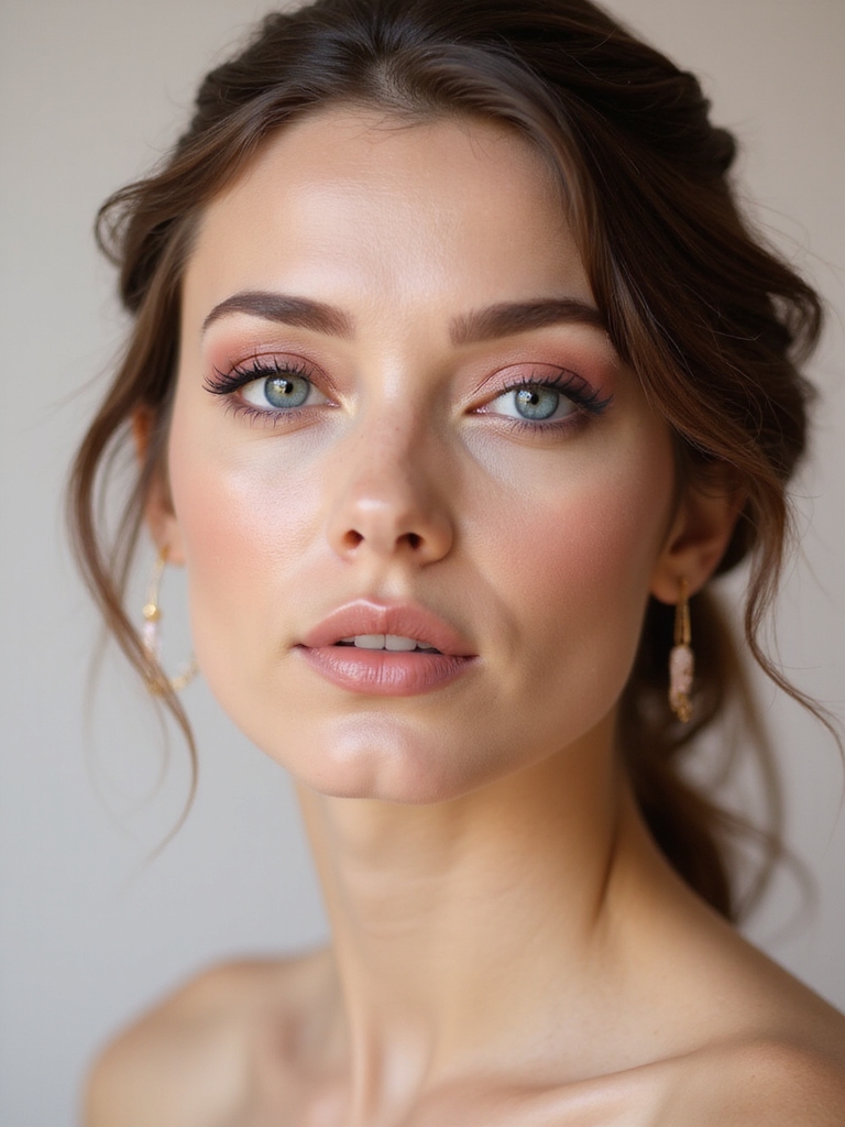 romantic pink bridal glow