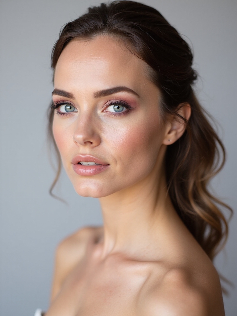 romantic rose bridal makeup