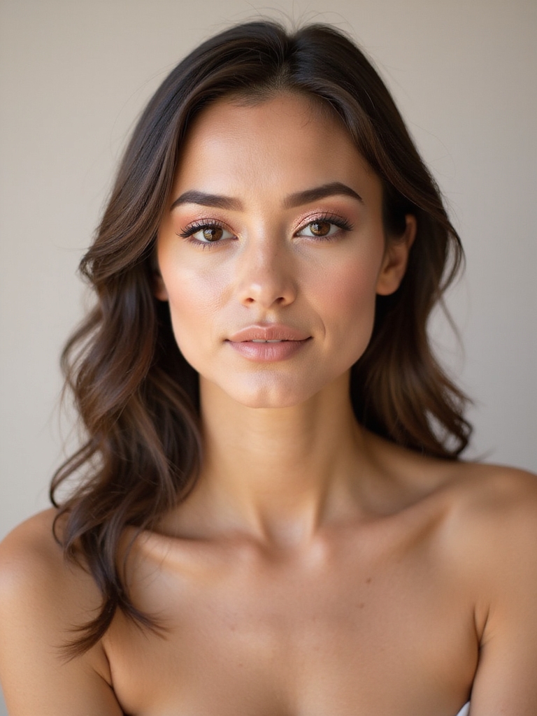 romantic rose gold bridal makeup