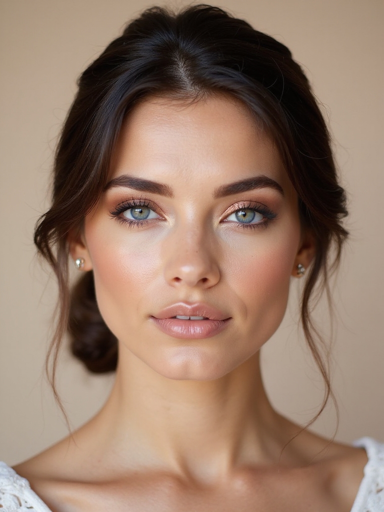 romantic rose gold eyeshadow