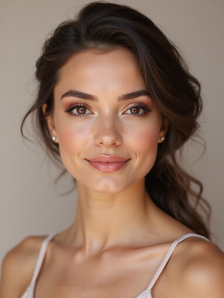 romantic rose gold eyeshadow