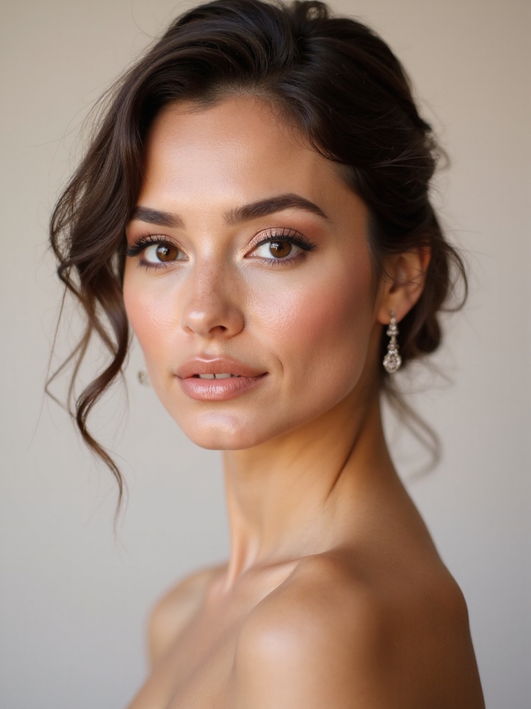 romantic rose gold eyeshadow