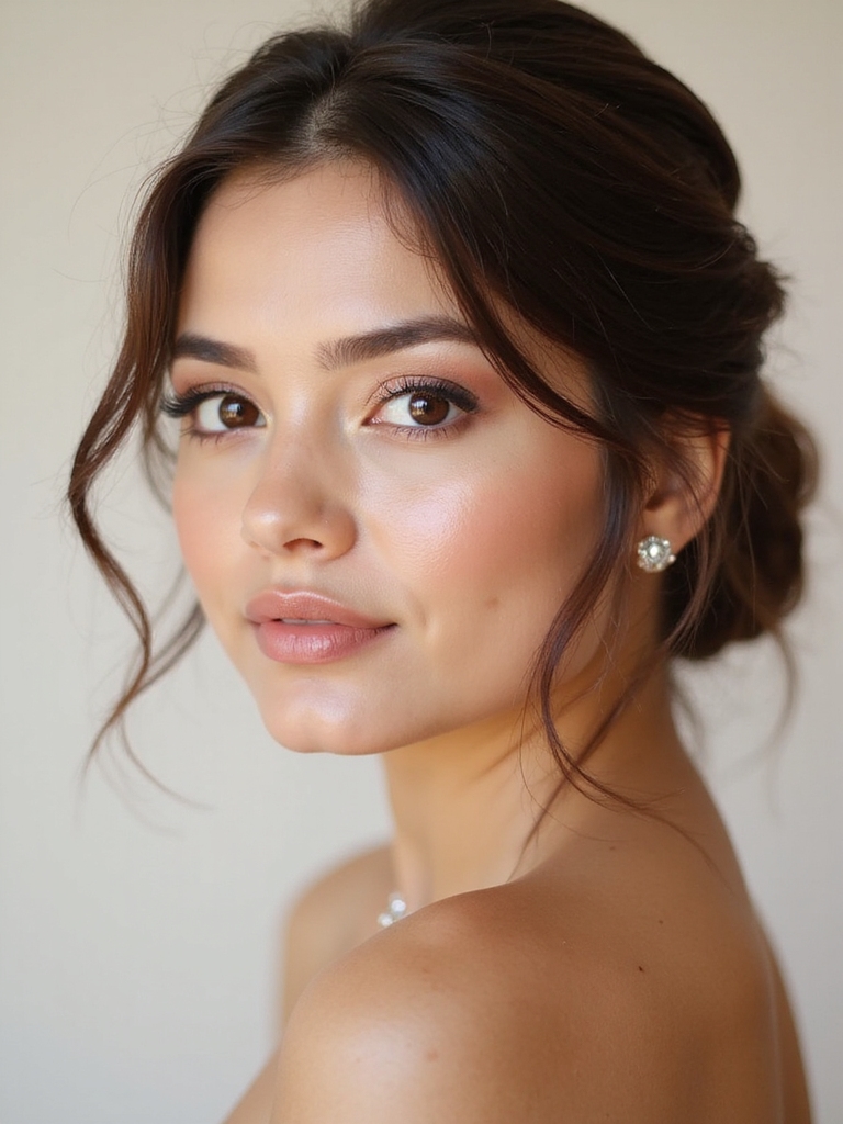 romantic rose gold makeup