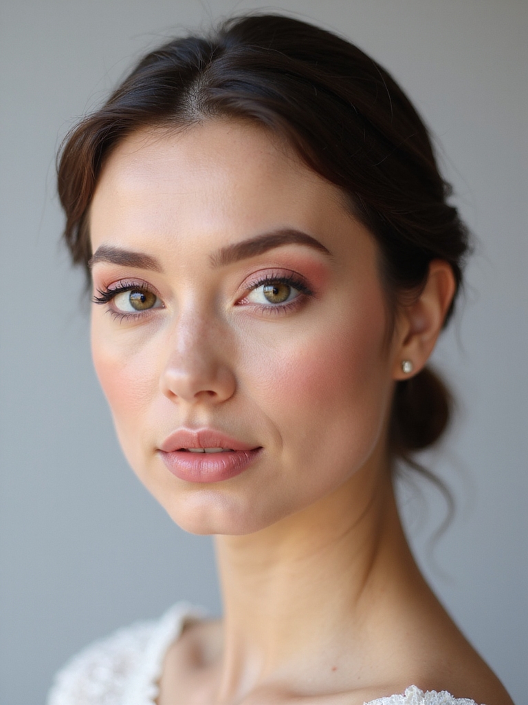 romantic rosy blush application