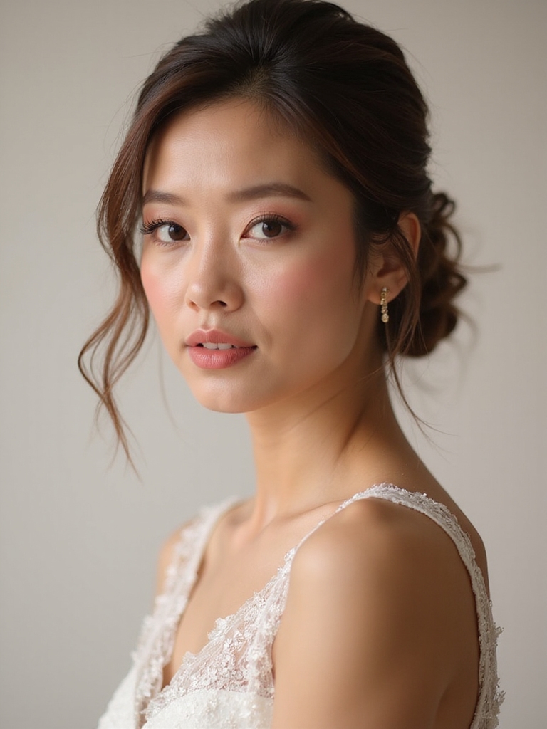 romantic rosy bridesmaid makeup