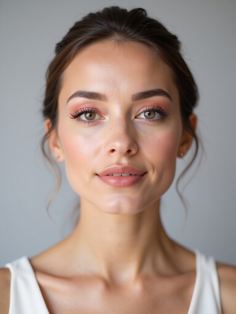 romantic rosy glow makeup