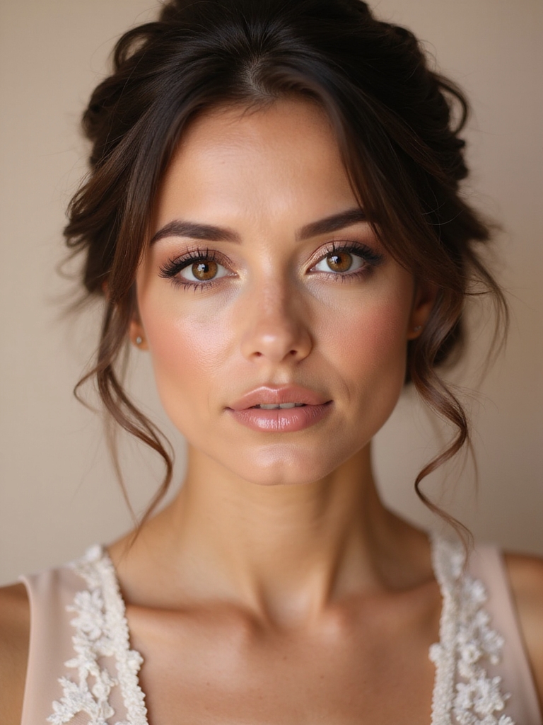 romantic soft champagne hues