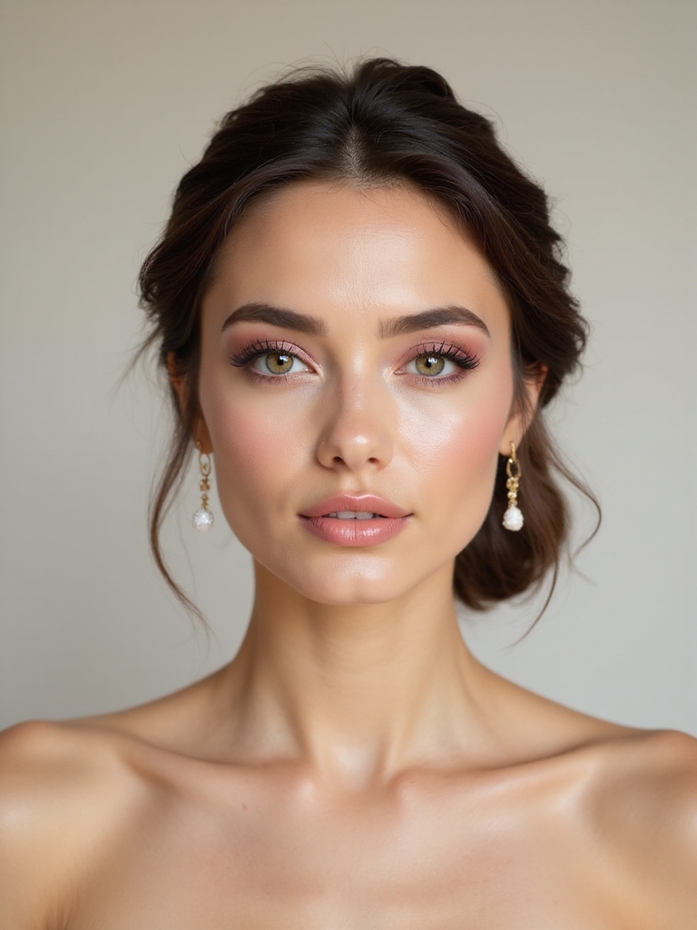 romantic soft pink makeup